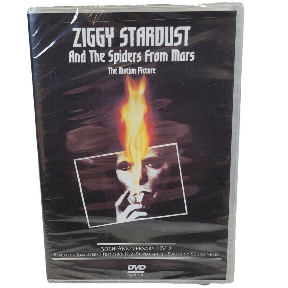 David Bowie Ziggy Stardust And The Spiders From Mars DVD 30th Anniversary Black